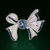 Elegant and Refined, Exquisite Bow Brooch, Women's Niche Fashion Brooch, Coat, Overcoat