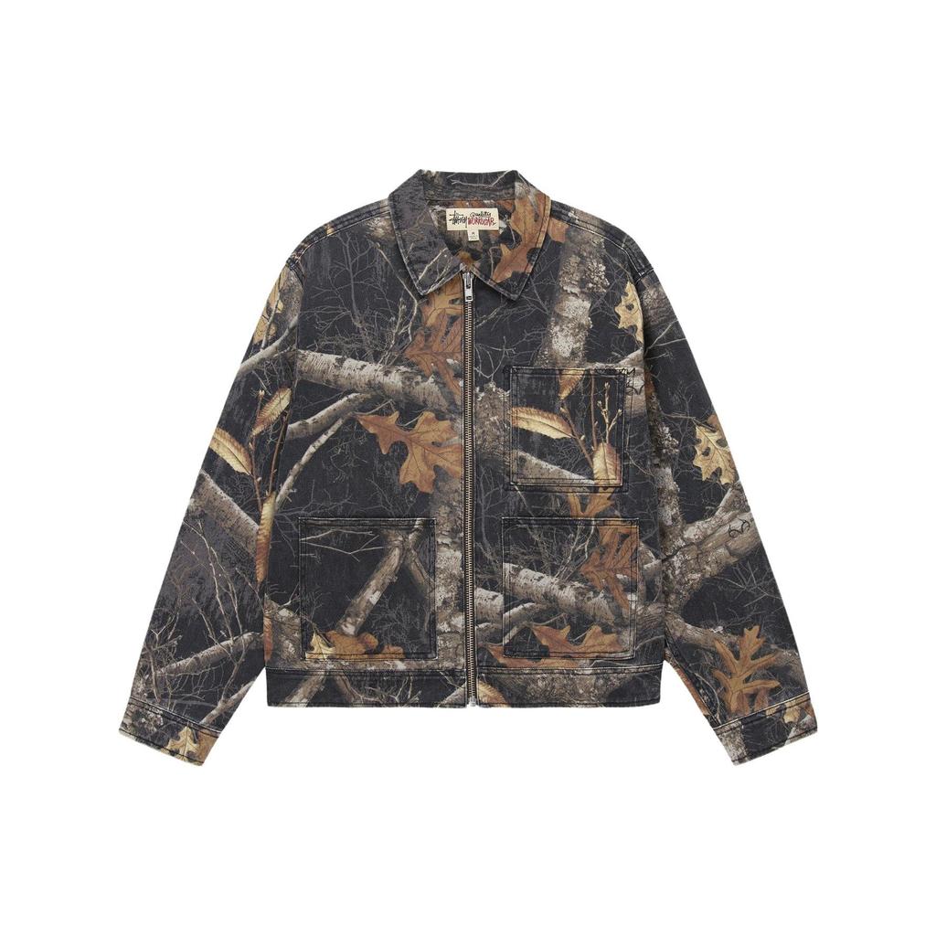 Stussy Zip Work Jacket Realtree Edge 115683p