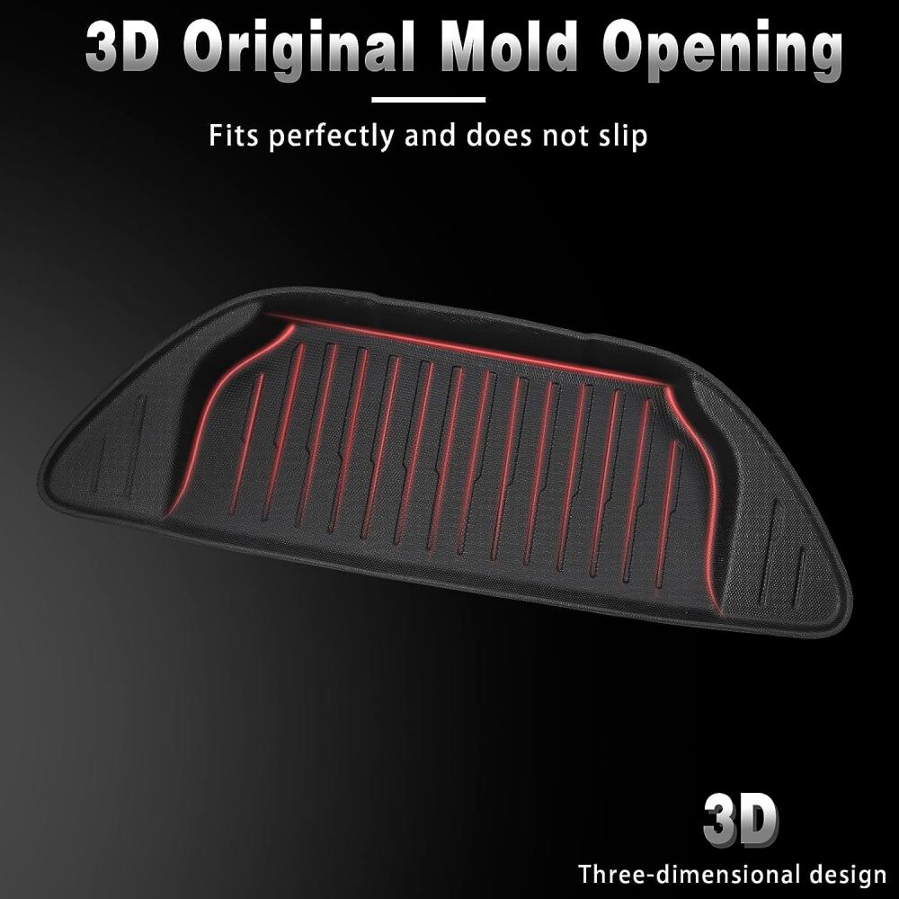 For Model X Frunk Trunk Mats 2016-2020 2025 2025 2025 2025 6/7 Seater Front Cargo Liner 3D All Weather Rear Cargo Liner