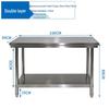 Miaoqiao Commercial Stainless Steel Work Table