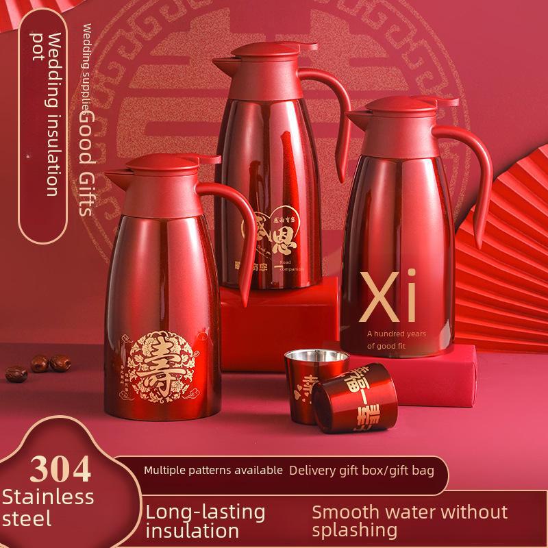 2L Edelstahl-Vakuum-Thermoskanne mit großem Fassungsvermögen