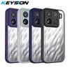 KEYSION Transparent Phone Case for Xiaomi 15T 15T Pro 5G Soft Silicone+PC Clear Shockproof Phone Back Cover for Xiaomi 15T Pro