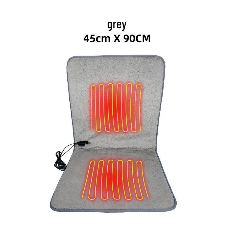 USB Heated Seat Cushion - Electric Winter Heating Pad for Office, Car, and Outdoor Chairs