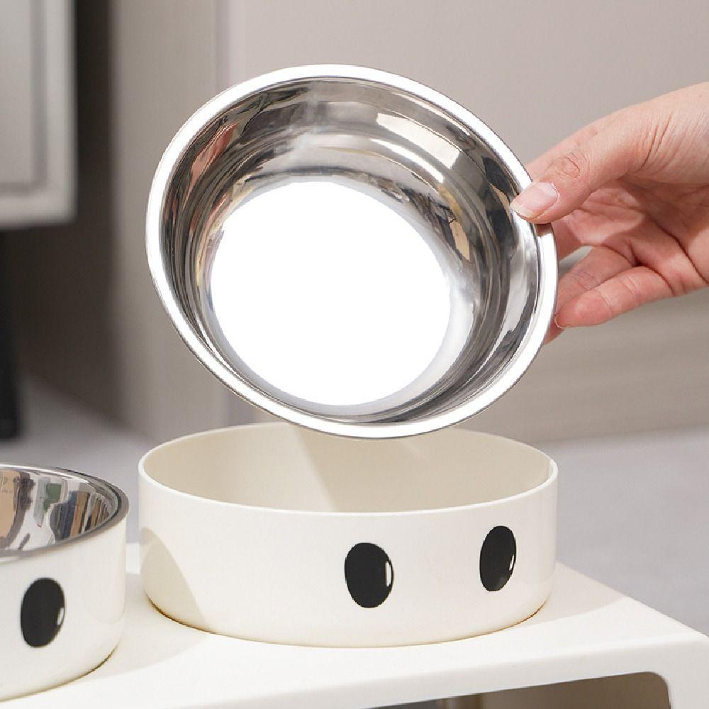 Non-Slip Cat Food Water Bowl Anti-flip Cat Dog Dual-use Bowl Pet Food Dispenser  Dog Accessories