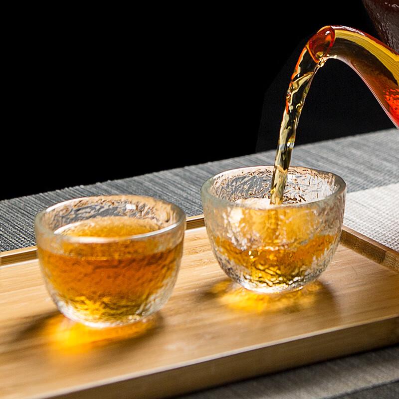 Yaji Handmade Hammered Glass Kung Fu Teacups