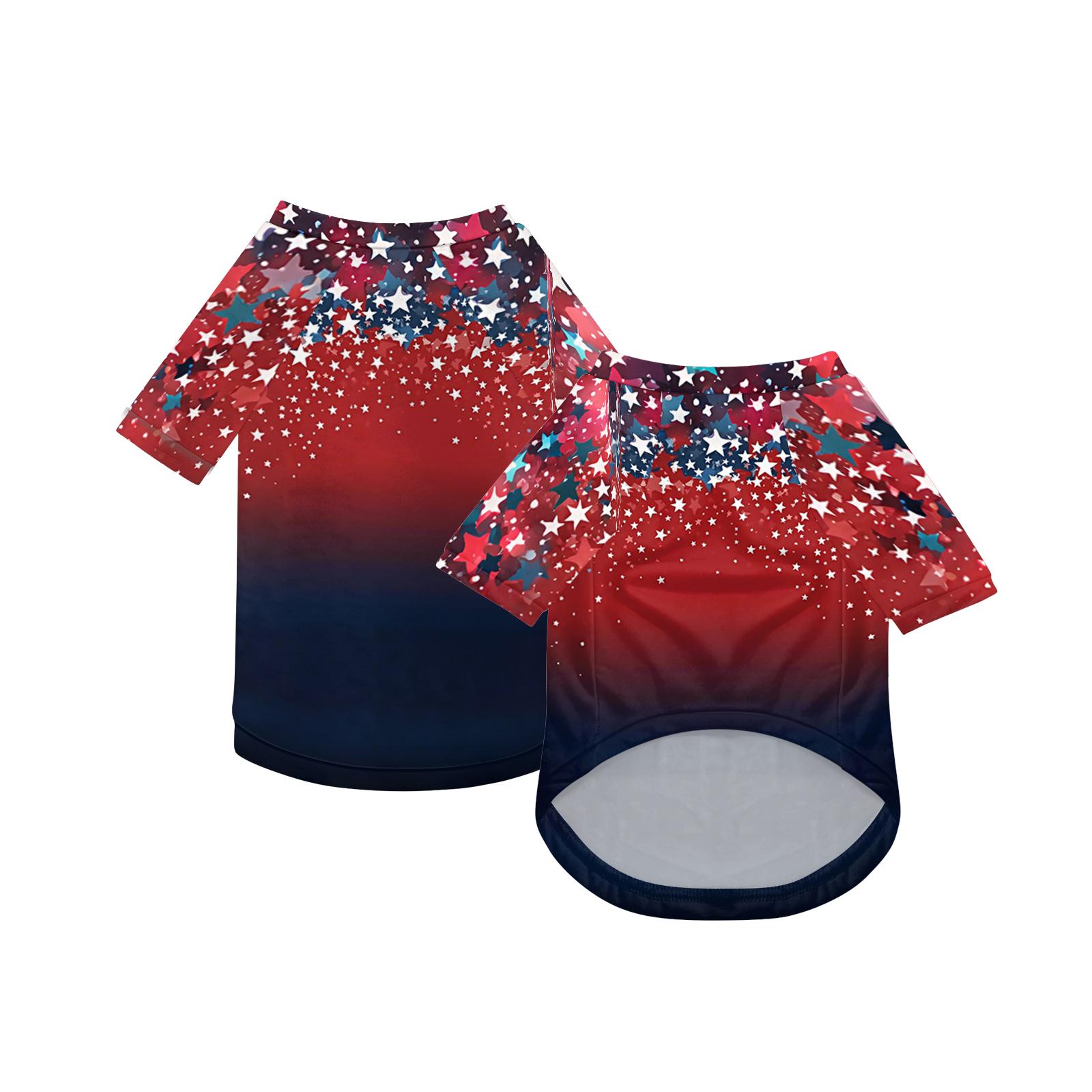 Dog Shirt, Breathable Doggy Tee, Lightweight Pet Clothes Pet Shirt L