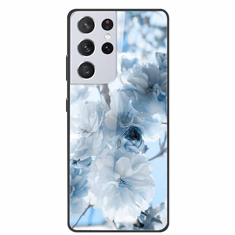 For Samsung Galaxy S25 Ultra Tempered Glass Case Back Cover Hard Phone Cases for SamsungS25 ULTRA 5G SM-S938B Protective Capa