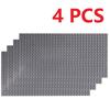 4 Stück Universelle Bauklotz-Grundplatten, 32x3216x32 Noppen Klassische Grundplatten, Montagekompatible Marke für MOC & City Modelle