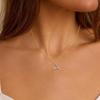 Retro Geometric S925 Sterling Silver Necklace: European & American Fashionable Clavicle Chain Jewelry for Women