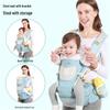 Premium Multi-Functional Silicone Baby Carrier with Front-Facing Hip Seat for Newborns - All-Season Support Stool