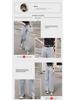 Retro High-Waist Wide-Leg Jeans im koreanischen Stil für Damen: Locker, Schmal, Fließend, Bodenlang, Perfekt für Frühling & Sommer.