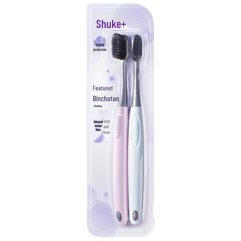 

Shuke Charcoal Soft Bristle Toothbrush (2-Pack)