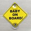 Baby On Board Sticker Kids Safety Reflective Vehicle Car Signs Self-Adhesive Warning Sticker Fuel Tank Sticker for Driver