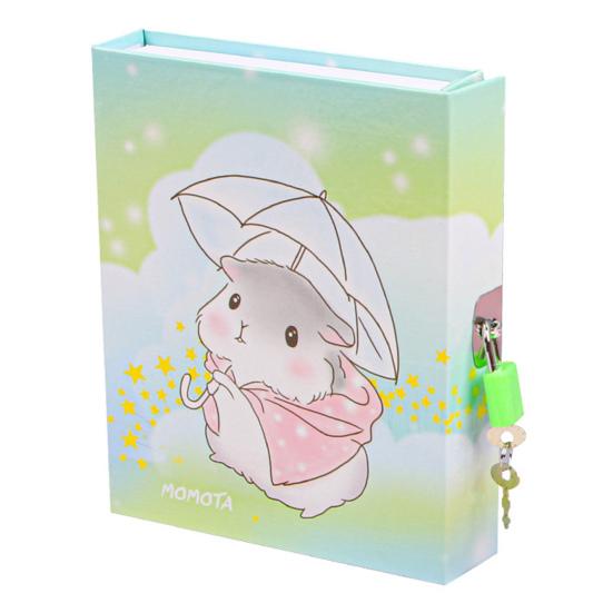 Diary Notebook with Lock Cute Pattern Smooth Writing Creative Password Book Cartoon Diary Child Gift