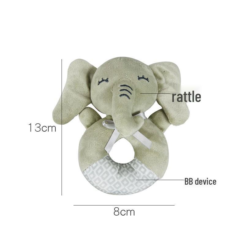 BBSKY Baby Animal Plush Rattle Stick - Cute Puppy & Owl Design