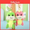 Adorable petit porte-clés en peluche dinosaure, peluche ultra douce en velours cristal.
