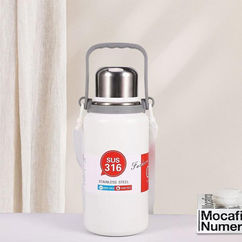 Stainless Steel Vacuum Insulated Water Bottle 500ml 350ml 600ml 800ml 1000ml Double Wall Leakproof Travel Cup Men Women
