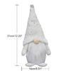 Christmas Wool Knitted Santa Figurines Shopwindow Gnome Handmade Plush Doll Tabletop Decor CDN