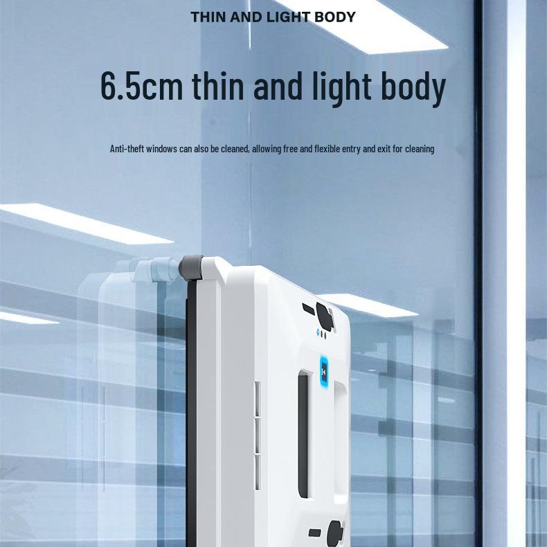Robot Limpiacristales Eléctrico Inteligente con Mando a Distancia
