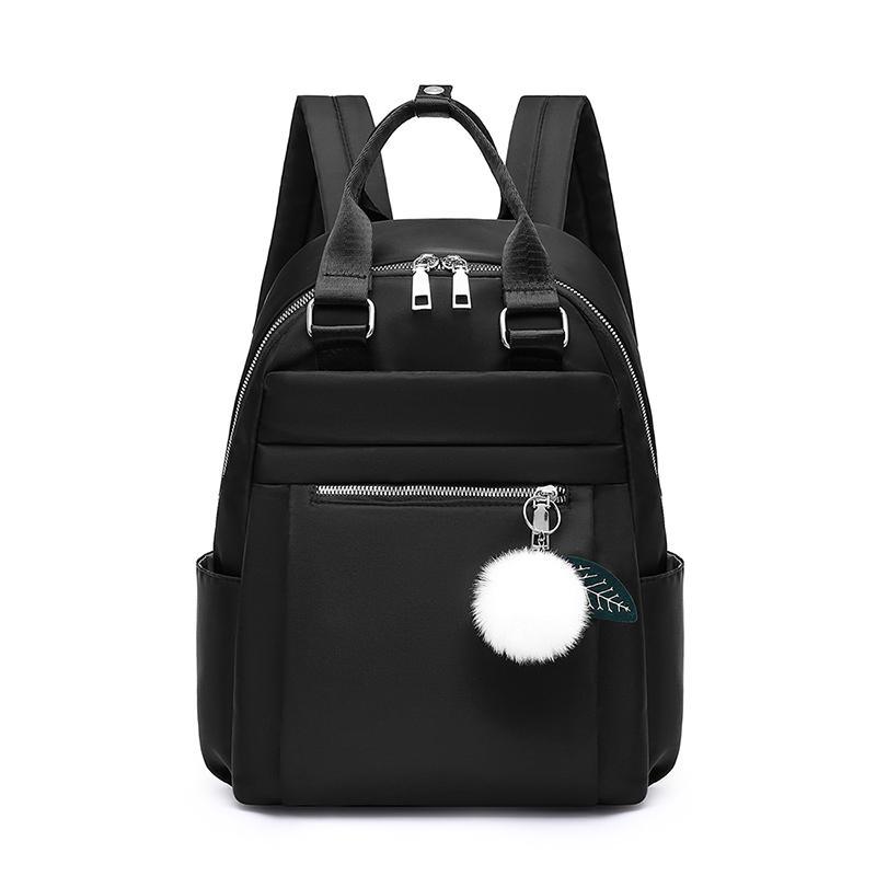 Schoolbag1011 new backpack women's canvas business travel commuter backpack large capacity laptop student schoolbag