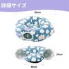 Lesure Cat Tunnel Washable Round Easy to Easy to Suitable for and Other Small Bed, Soft, Warm, Mat, Foldable, Store, Clean, Cats, Dogs, Pets, Blue,