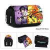 Estuche de Lápices Naruto Gran Capacidad Doble Capa Bolsa de Bolígrafos de Dibujos Animados para Estudiantes de Secundaria Kawaii Estuche de Anime