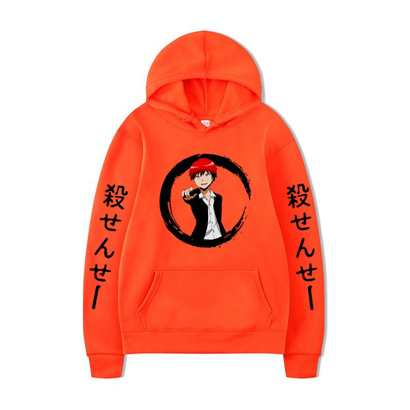Japanese Anime Hoodies Print Fashion Sweatshirt Hip Hop Casual Unisex Autumn Winter Fleece Streetwear Tops