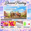Looney Tunes 5D DIY Diamond Painting Custom Name Text, Full Drill Rhinestone Mosaic Art Home Gift