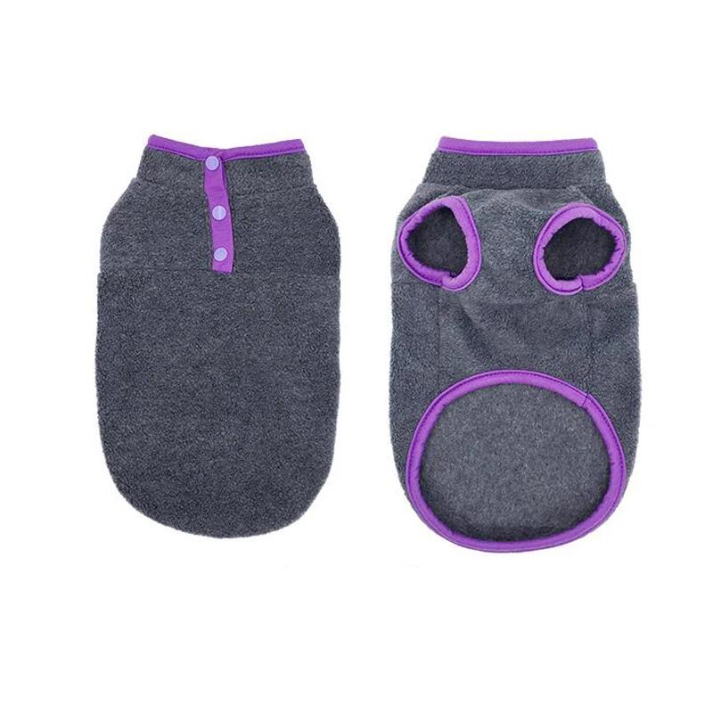 Soft Fleece Dog Clothes for Small Dogs Autumn Winter Warm Puppy Cats Vest Chihuahua Clothing French Bulldog Jacket Pet Costume