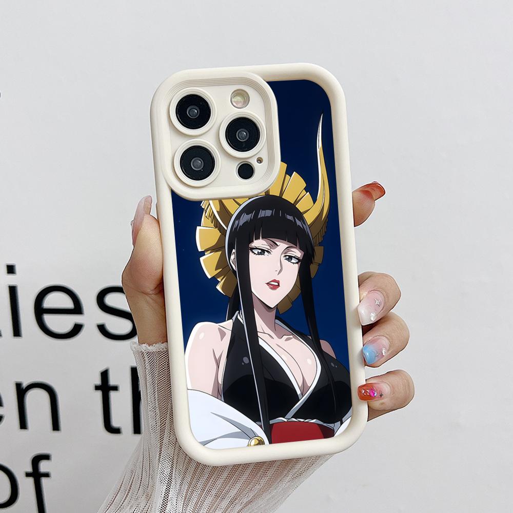 Senjumaru Shutara Phone Case for iPhone 17 16 15 14 13 12 11 Air Pro Max Plus White Soft TPU Shockproof Cover