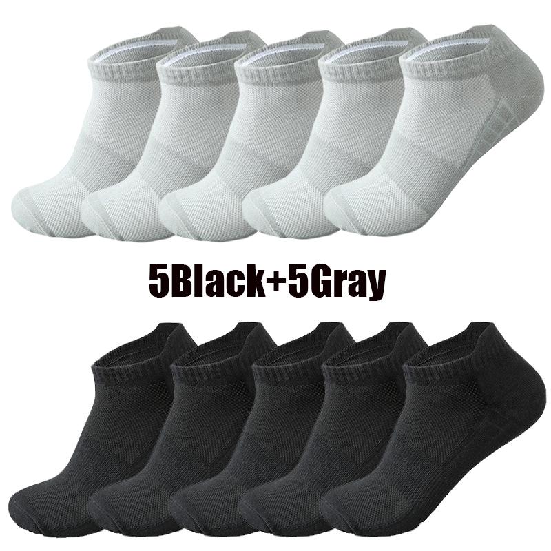 3/5/10 Pair of Men's Running Socks Sports Quick-drying Breathable Mesh Sports Socks Light and Comfortable Deodorant Socks