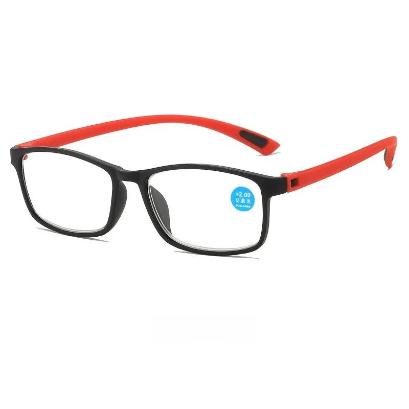 Fashion Retro Small Frame Reading Glasses Blue Light Blocking Clear Lens HD Ultra Light Far Sight Eyeglasses Diopter 0 TO +4 0