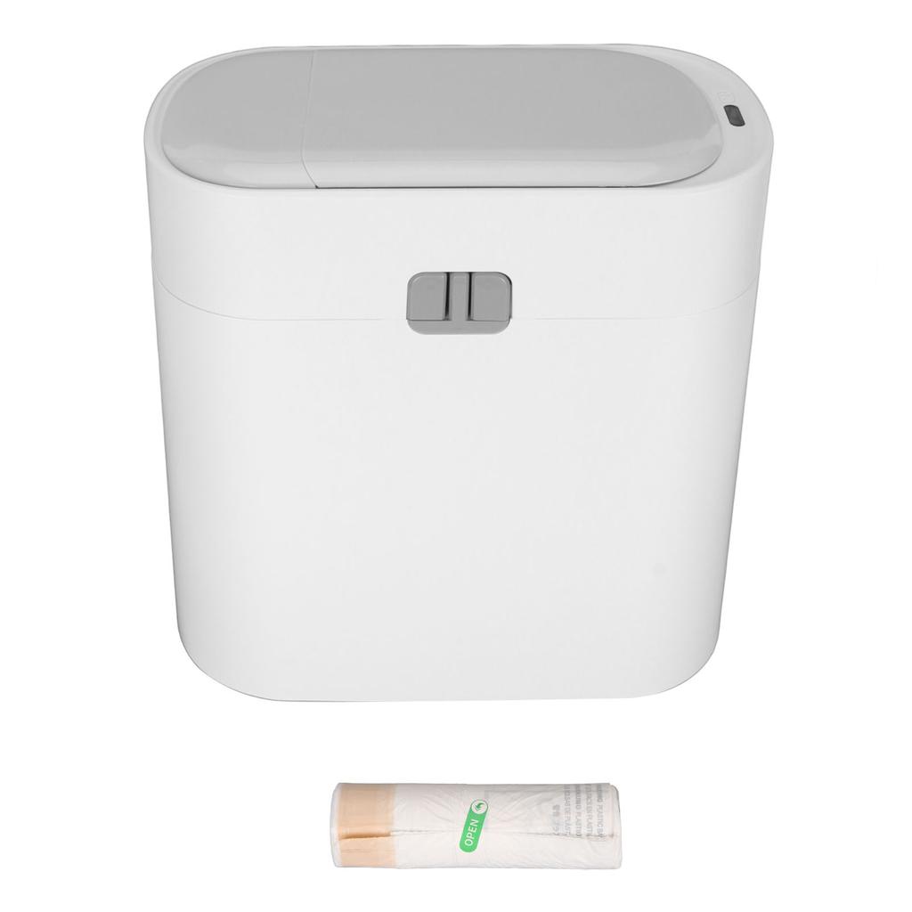 Motion Sensor Trash Can 11L Large Capacity Quiet Smart Automatic Waste Bin for Kitchen Bathroom