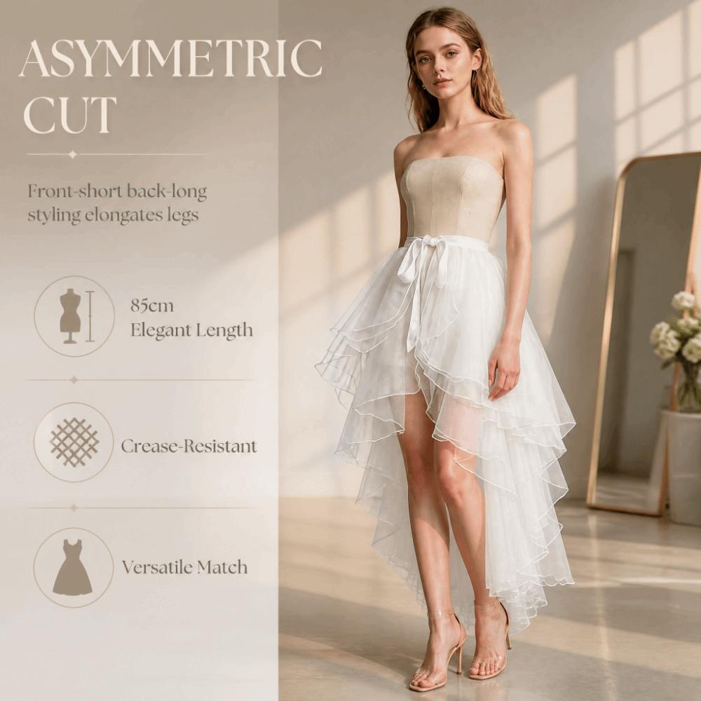 Front Short Back Long Three-tiered Crinoline Lightweight Y2k Lolita Underskirt Party