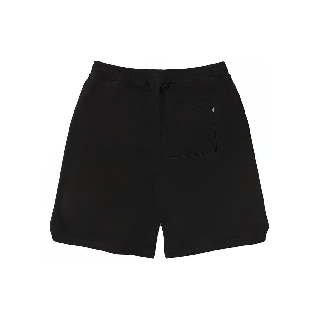 Vans Solid Color Lace-Up Sports Knit Shorts Men shorts Black VN000FR3BLK