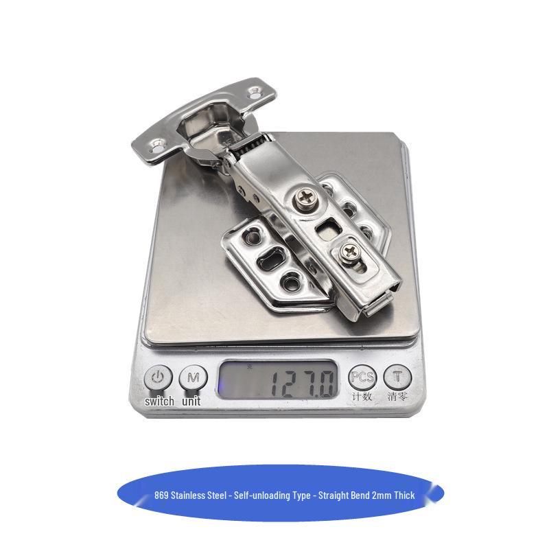 304 Stainless Steel Soft Close Hydraulic Cabinet Hinges - Thickened, Two-Stage Force for Furniture