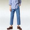 UNIQLO Solid Color Tapered Cropped Loose Jeans Women bottoms 478995-65