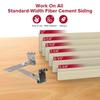 2PC Steel Siding Installation Tool Fiber Cement Siding Overlap Kit For 5/16 Inch Siding Board Essential Siding Tools