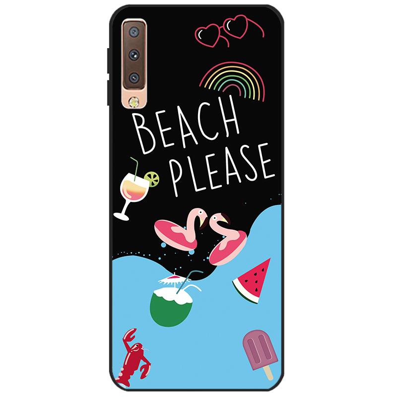 For Phone Case Samsung Galaxy A7 2018 Case Bumper Soft TPU Silicone Coque Back Cover For Samsung A7 2018 A750 A750F Case Fundas