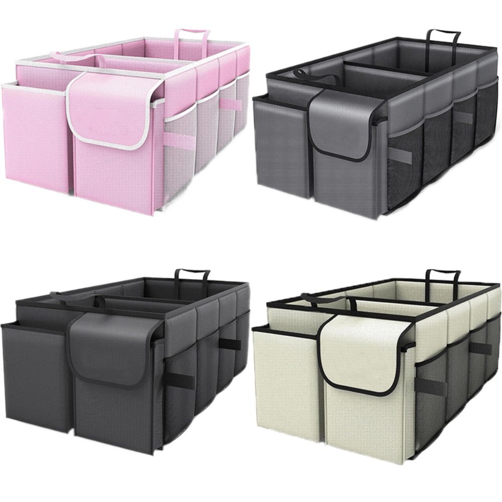 

Foldable Trunk Organizer for Car Universal Trunk Box Portable Car Accessories for SUVs & Sedans S чорний