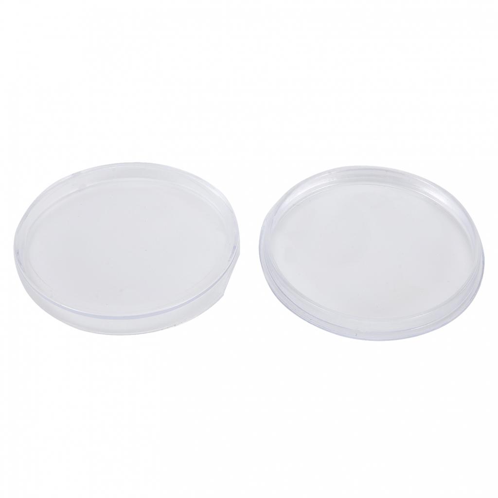 Money Coin Holders Round Clear Reusable 100pcs Protect Set Display 30mm