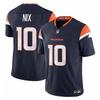 Mens Denver Broncos 10 Nix Football Jersey Game Fan Sportswear S-3XL