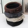 Bow Beret Women's Autumn and Winter Big Head Circumference Retro Dot Painter Hat Showing Face Small Star Anise Bud Hat