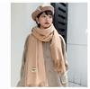 2024 Soft Imitation Cashmere Scarf: Women's Autumn-Winter Korean Style Warm Neck Warmer - Couple's Cold Protection Long Shawl.