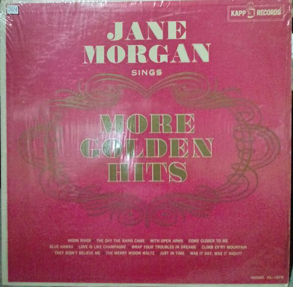 

Виниловая пластинка JANE MORGAN More Golden Hits KL1275 Kapp Records Джаз США Б/у