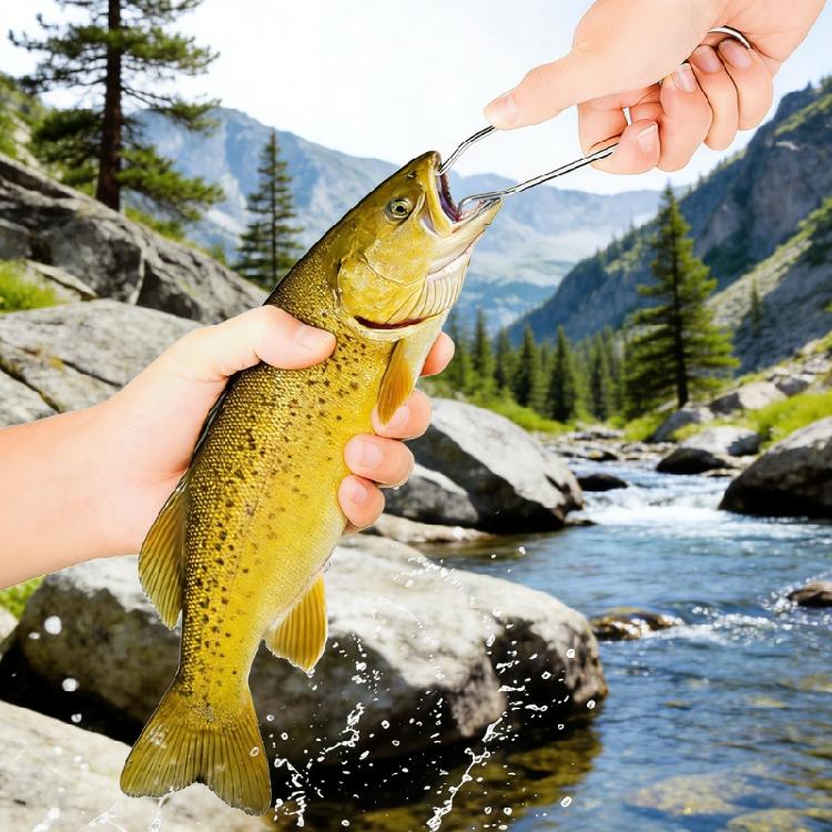 Anglers Essential Stainless Steel Fish Mouth Spreader Fishes Lip Grabber Fish Mouth Opener For Effective Hook Retrieval