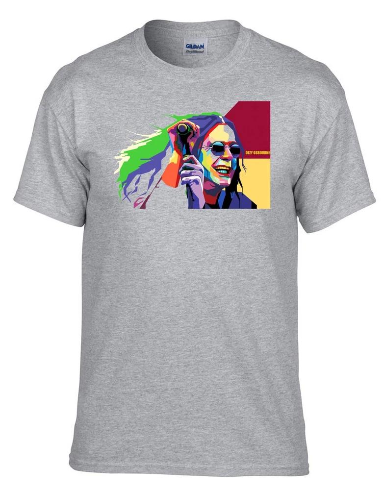 Ozzy Osbourne Rock And Roll Music Rock Grey Kids Tshirt 122szkids S