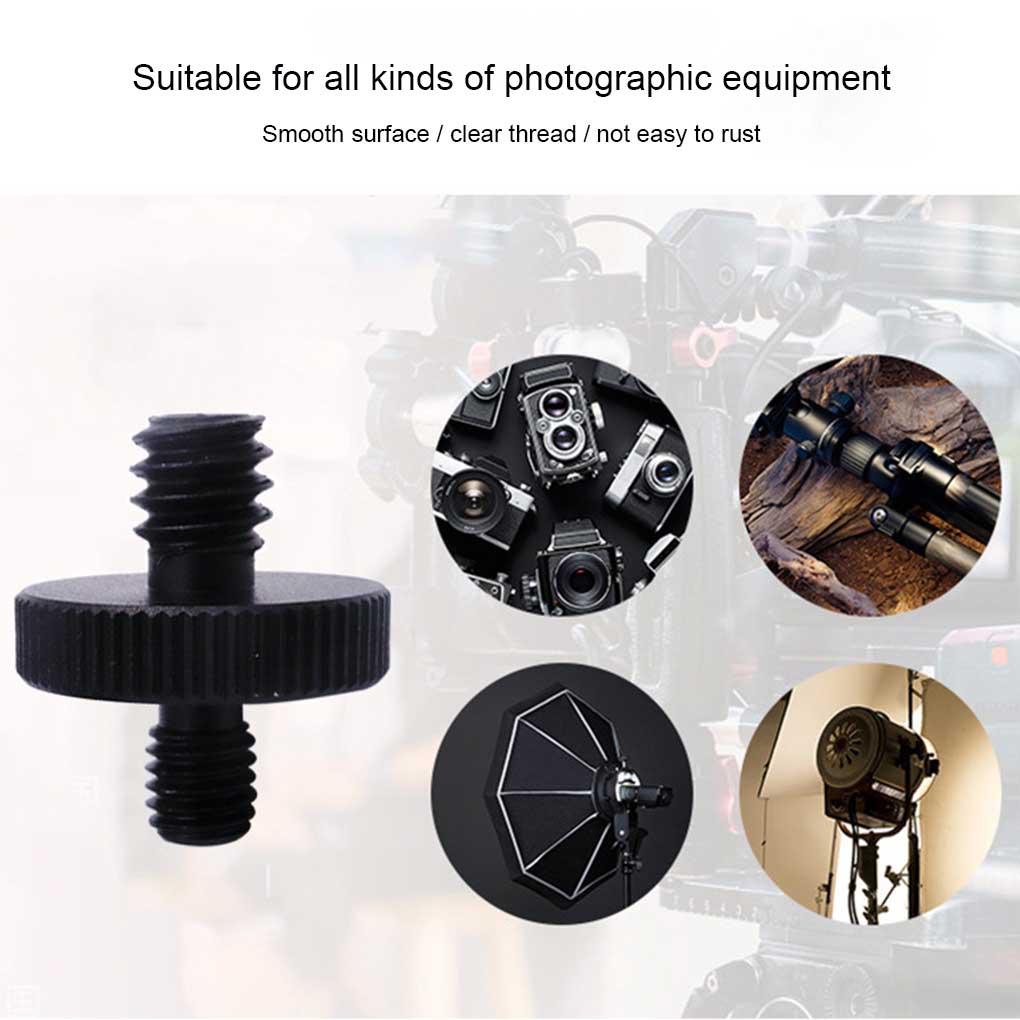 Pack of 4 Camera Thread Tripod Mount Converter Screws 1/4 Male To 3/8 Male Aluminum Alloy Conversion Photo Equipment Repair