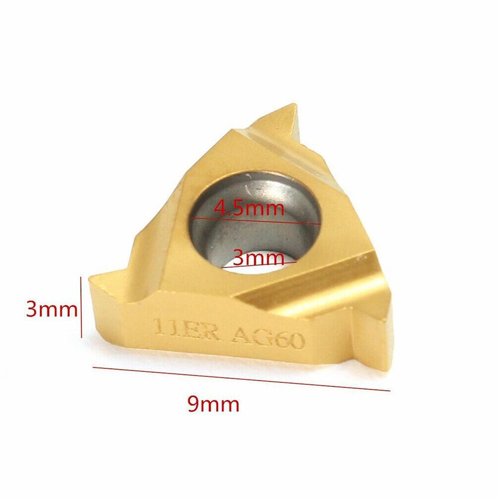 11ER AG60 BP010 11ER 1/4\" Indexable CNC Carbide Threading Insert for SER Holder