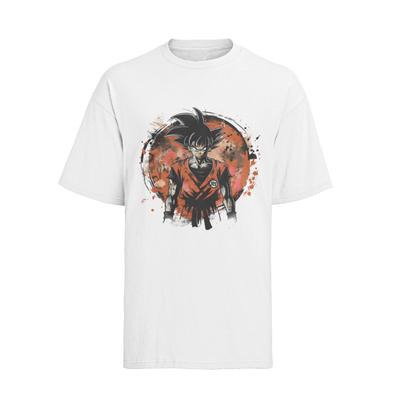 Anime Dragon Ball Son Goku Manga Mens Shirt 100% Cotton